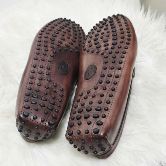 Paul Evans McQueen Driving Loafer Marrone Men's Size 9.5 NWOT✌️ - Picture 6 of 9